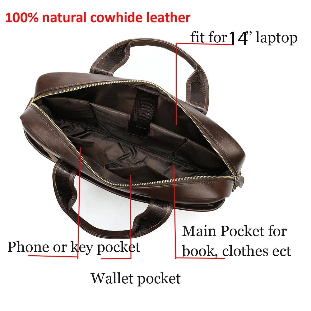 Men Briefcase for Laptop 14 Messenger