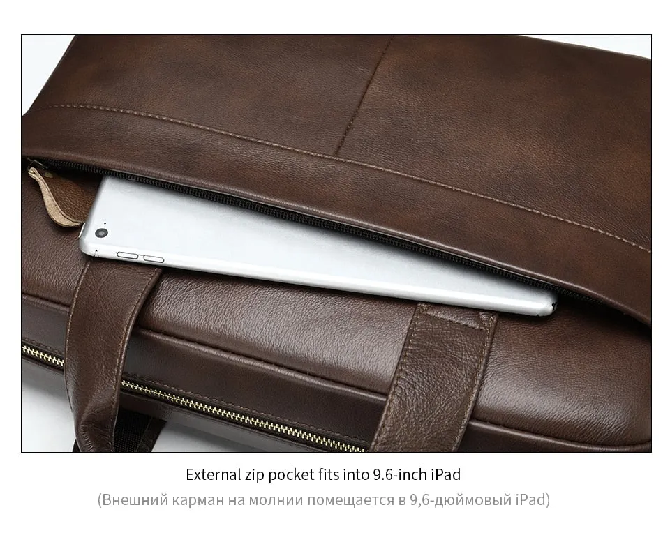 Men Briefcase for Laptop 14 Messenger