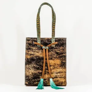 Mini Lainey - Dark Brindle w/ Turquoise Croc