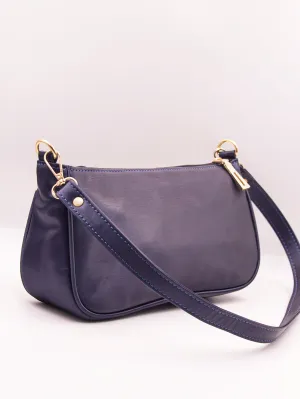 Minimalist Baguette Bag - Dark Blue - FD ⚡