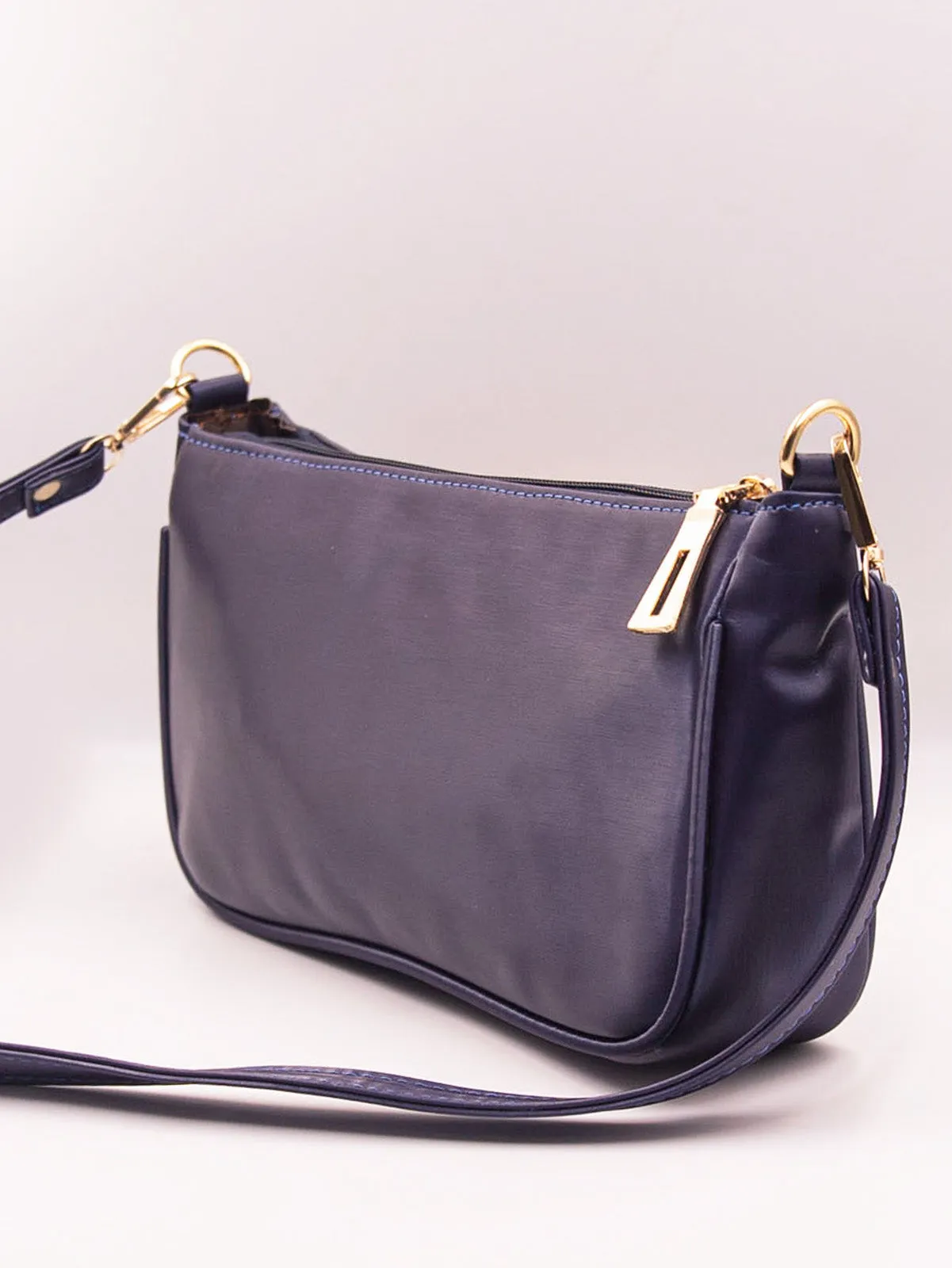 Minimalist Baguette Bag - Dark Blue - FD ⚡