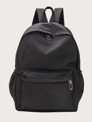 Minimalist Large Capacity Functional Backpack - Black