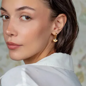 Minimalist Sun Beam Earrings