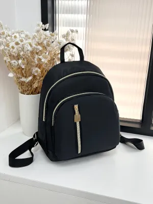 Minimalist Zipper Classic Backpack