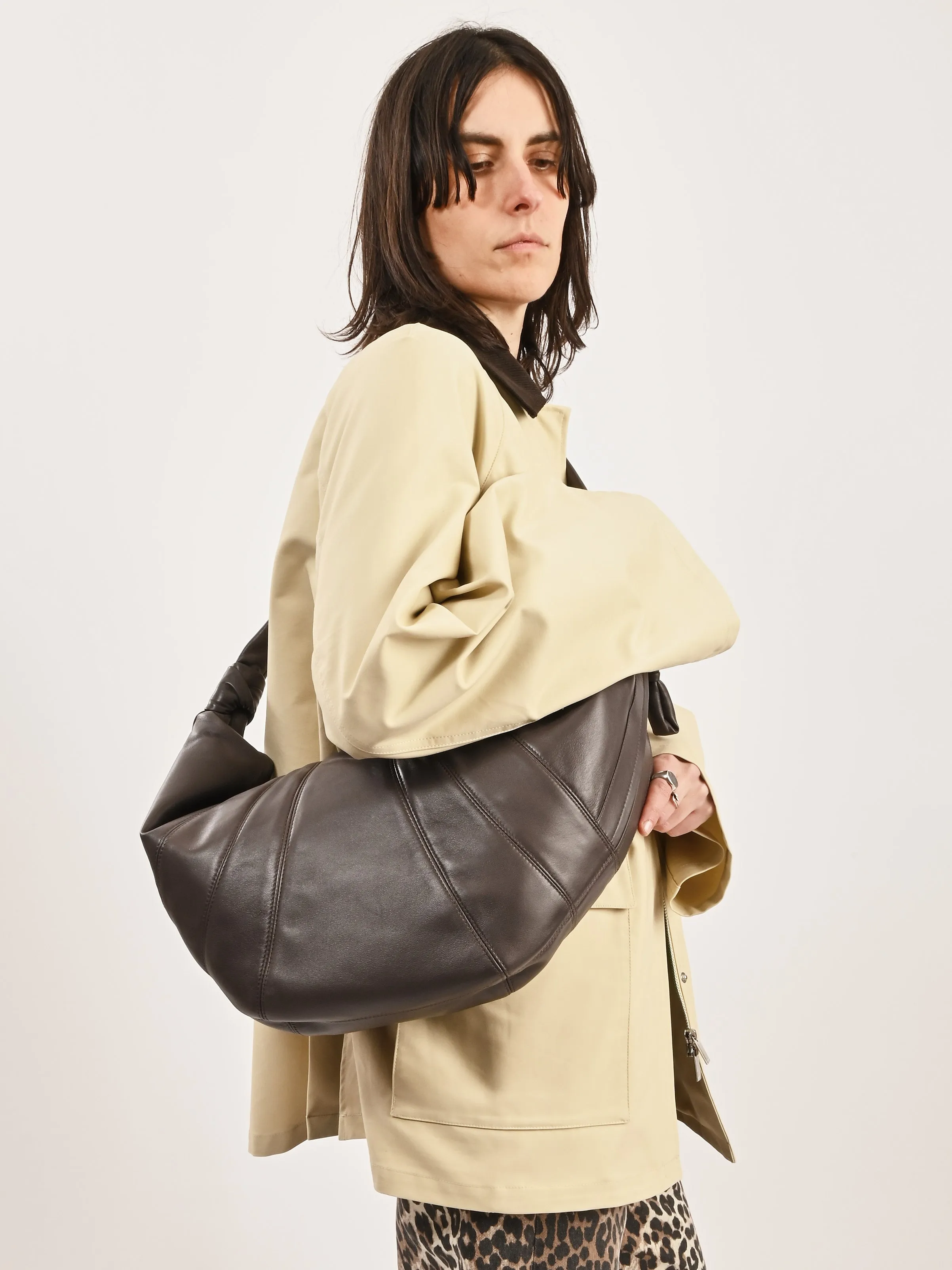 Mink Large Croissant Bag