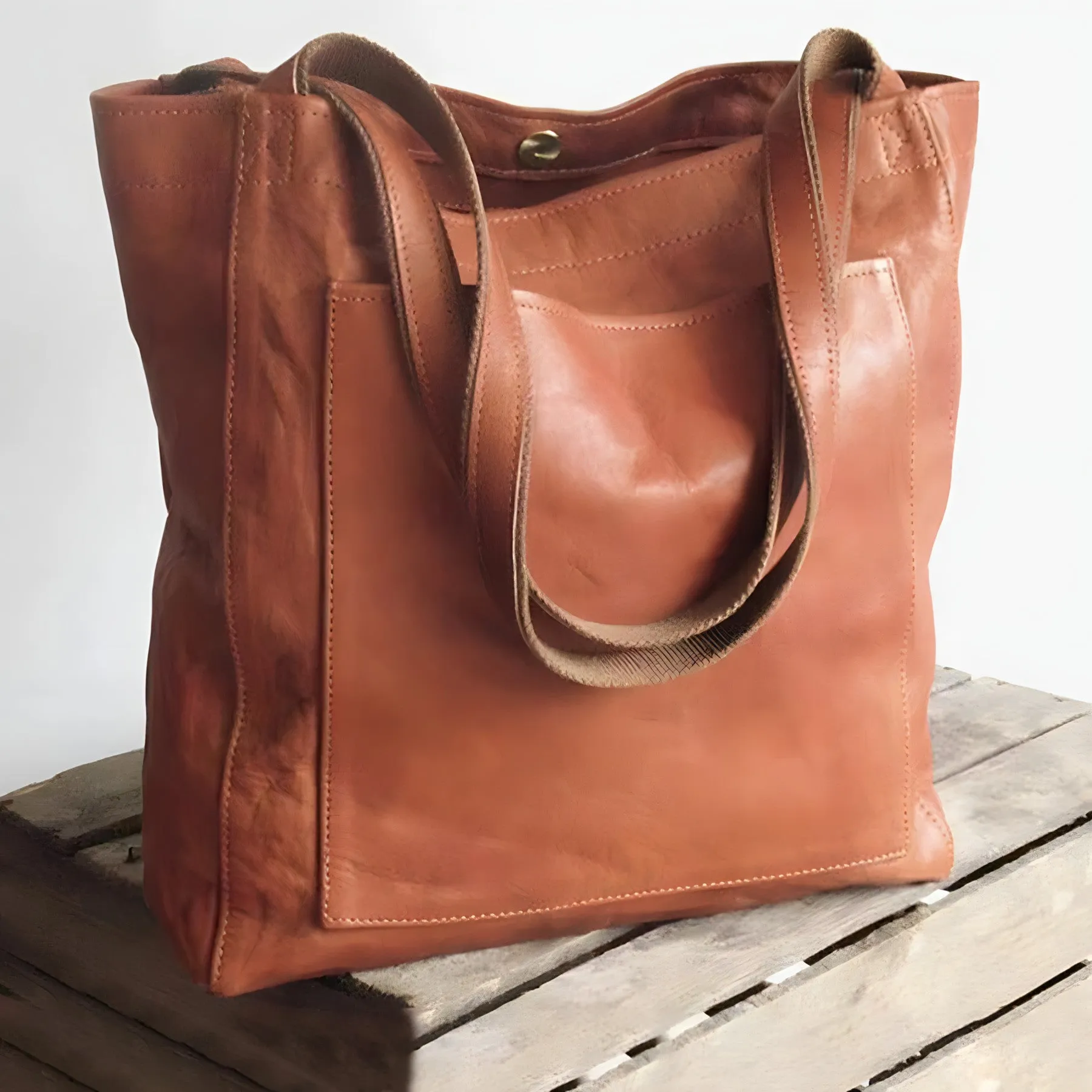 Monica™ | Leather Tote Bag