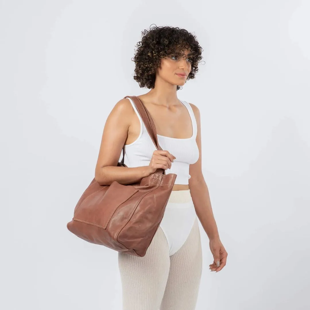 Monica™ | Leather Tote Bag