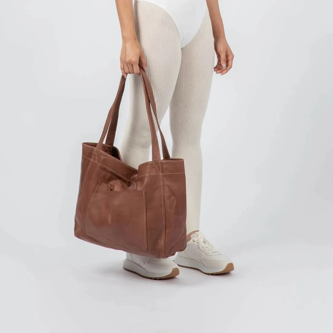 Monica™ | Leather Tote Bag
