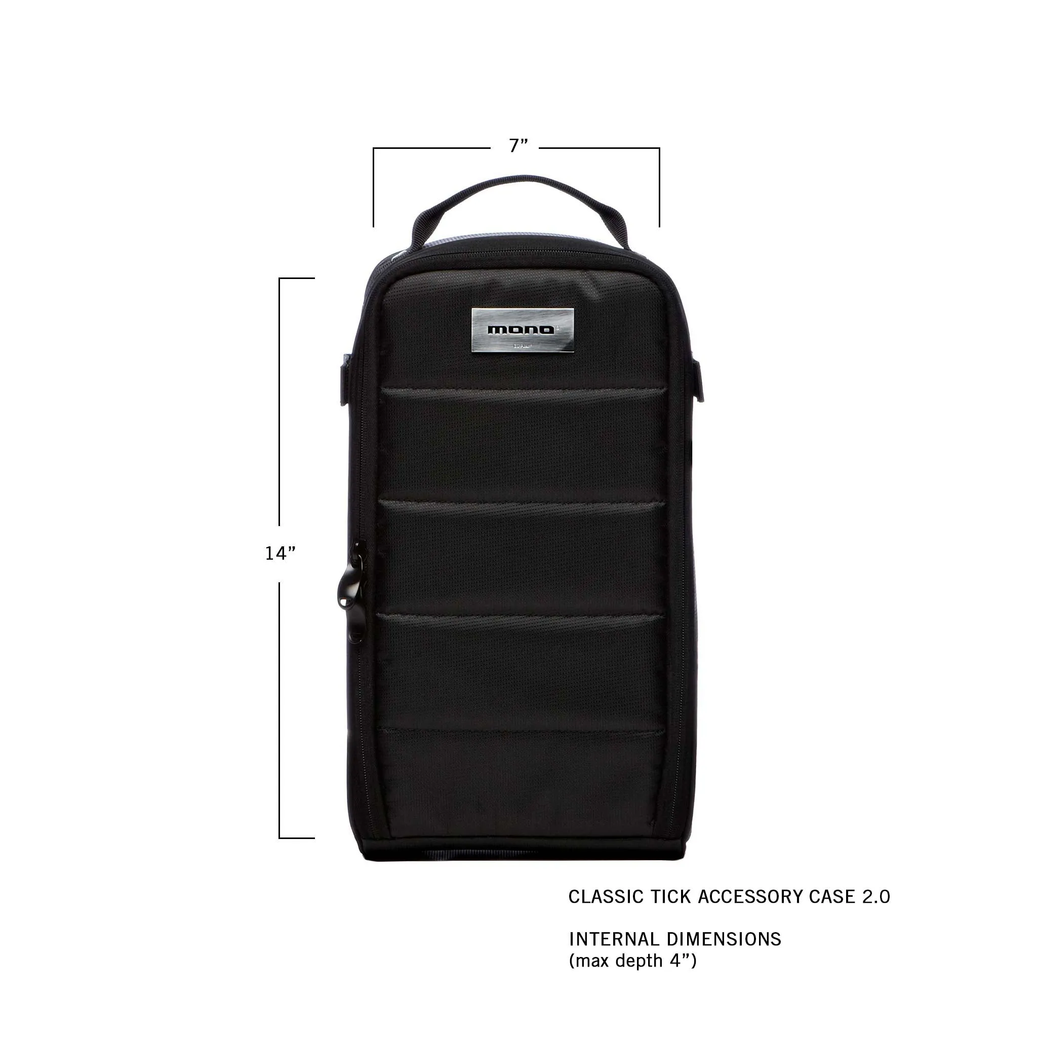 MONO Classic Tick Accessory Case 2.0, Black