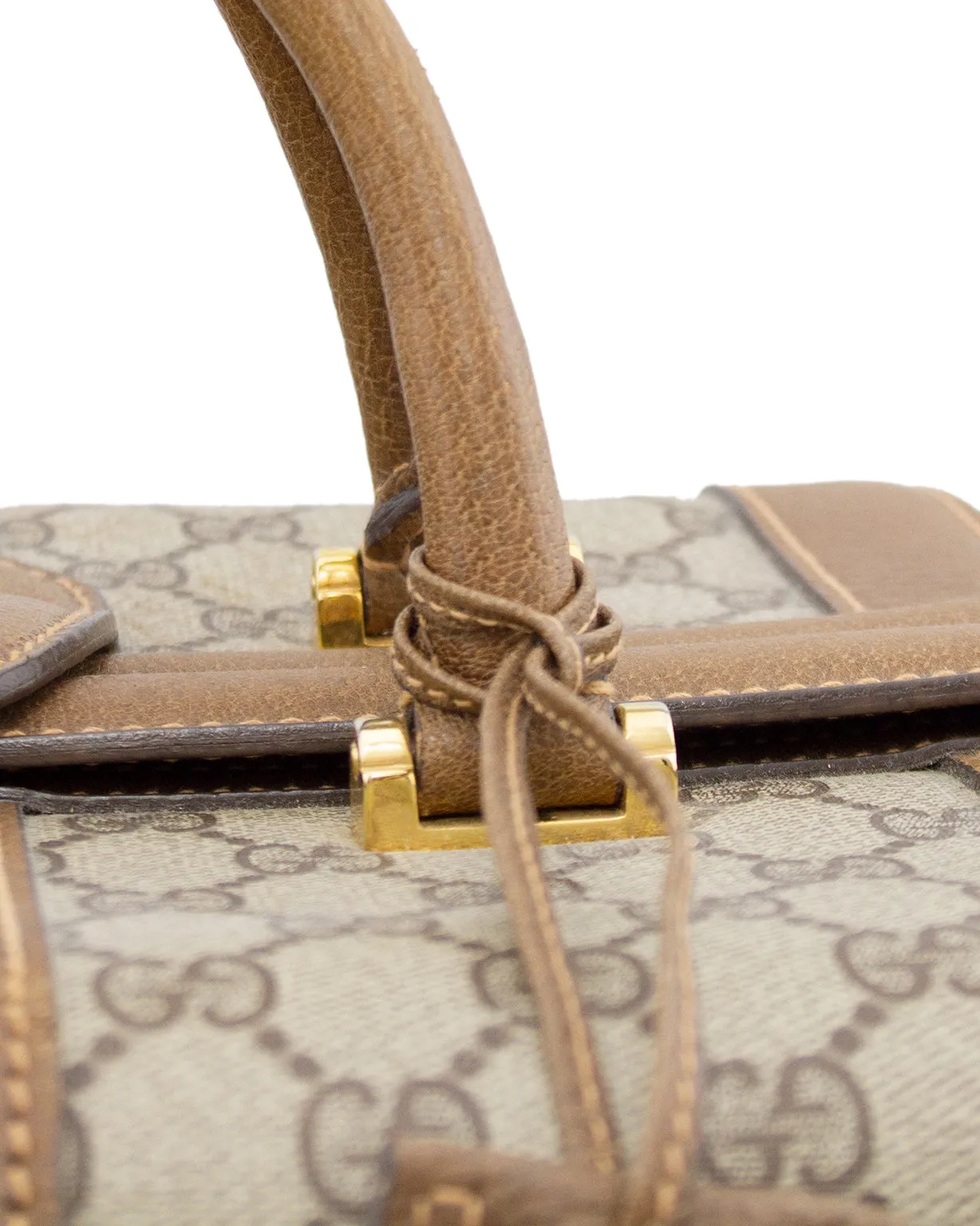 Monogram Leather Hard Train Vanity Case