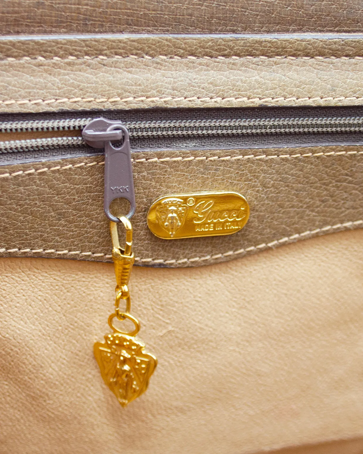 Monogram Leather Hard Train Vanity Case