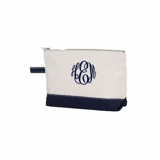Monogrammed Makeup Bag, Cosmetic Bag with monogram