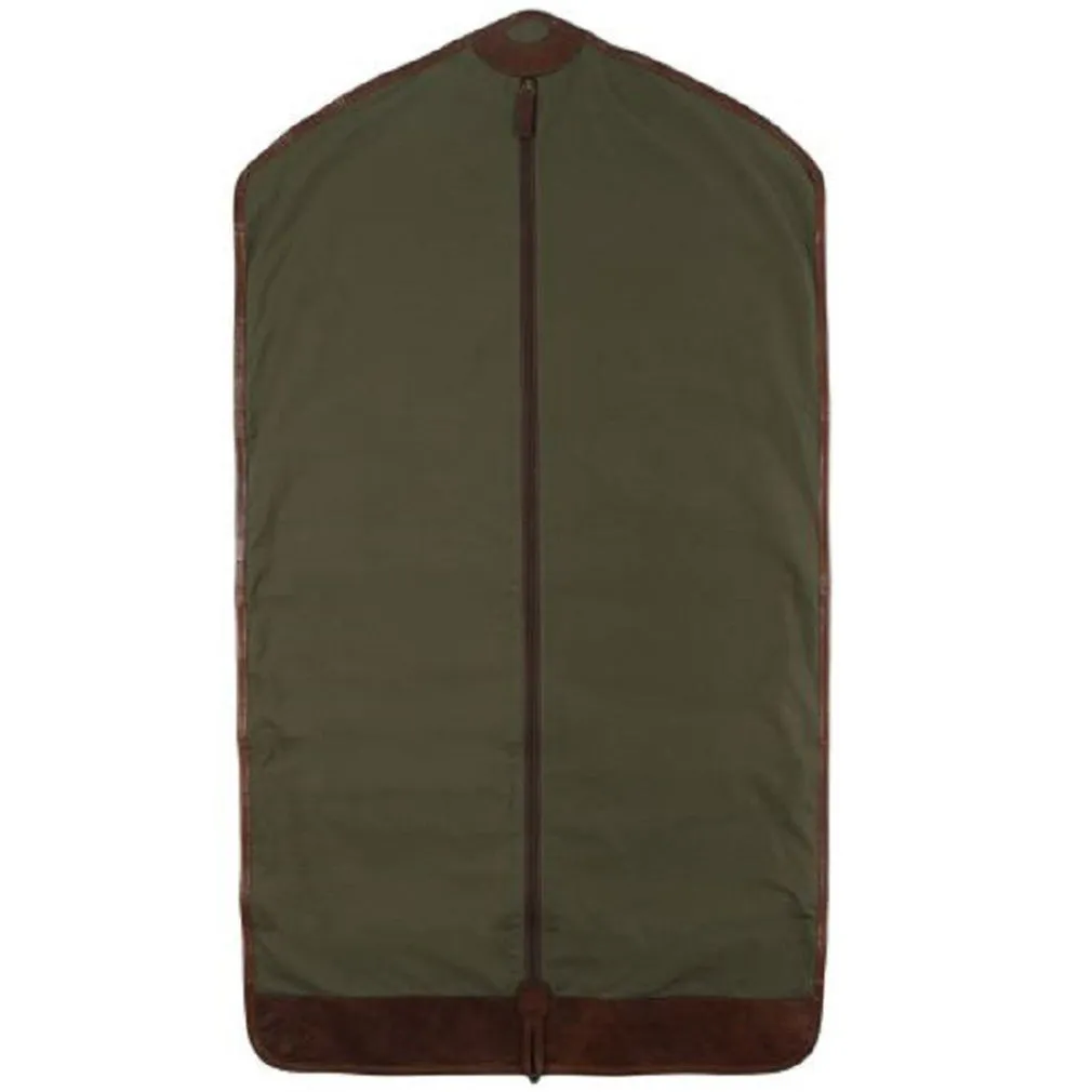 Moore & Giles Holton Garment Sleeve in Ventile Olive Green