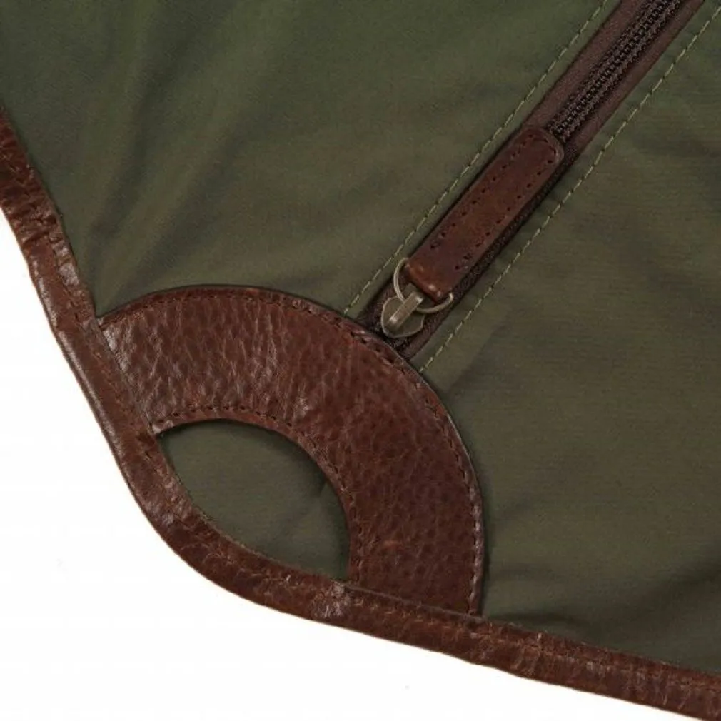 Moore & Giles Holton Garment Sleeve in Ventile Olive Green