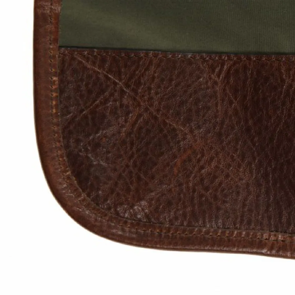 Moore & Giles Holton Garment Sleeve in Ventile Olive Green