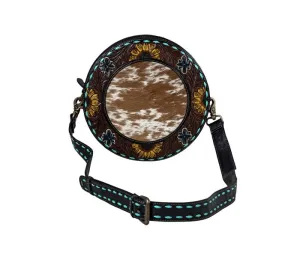 Myra Bag Sunflower Sunrise Round Bag