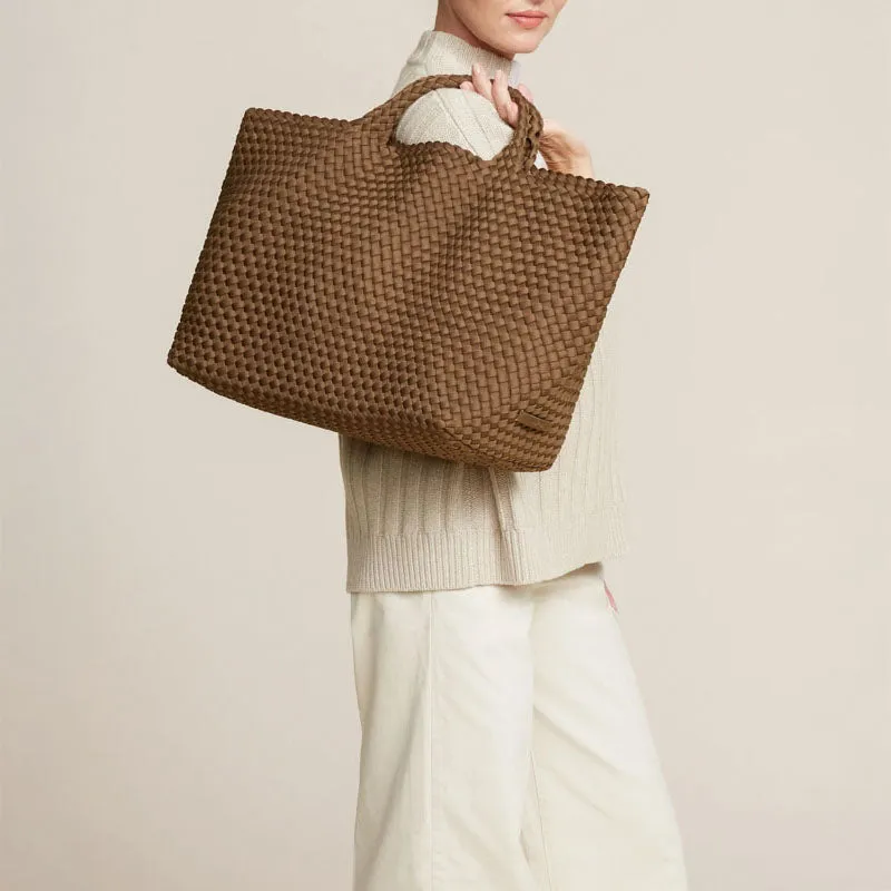 NAGHEDI St Barths Large Tote in Mink