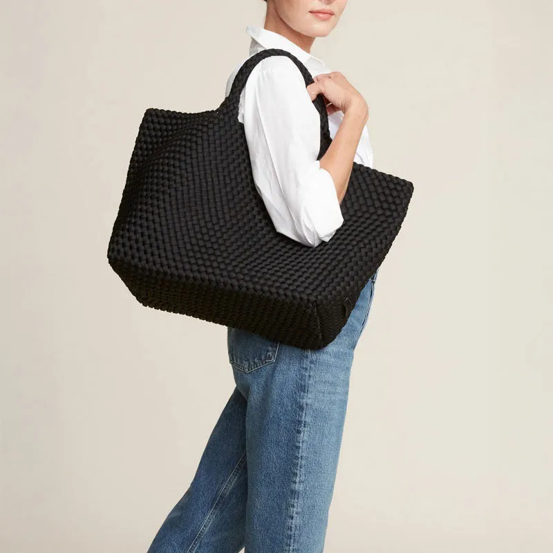 NAGHEDI St Barths Large Tote in Onyx