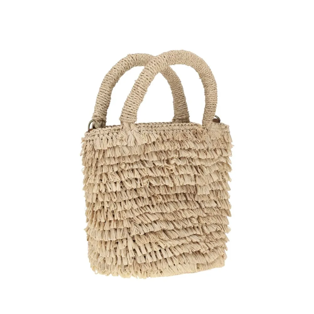 Naka Raffia Shoulder Bag