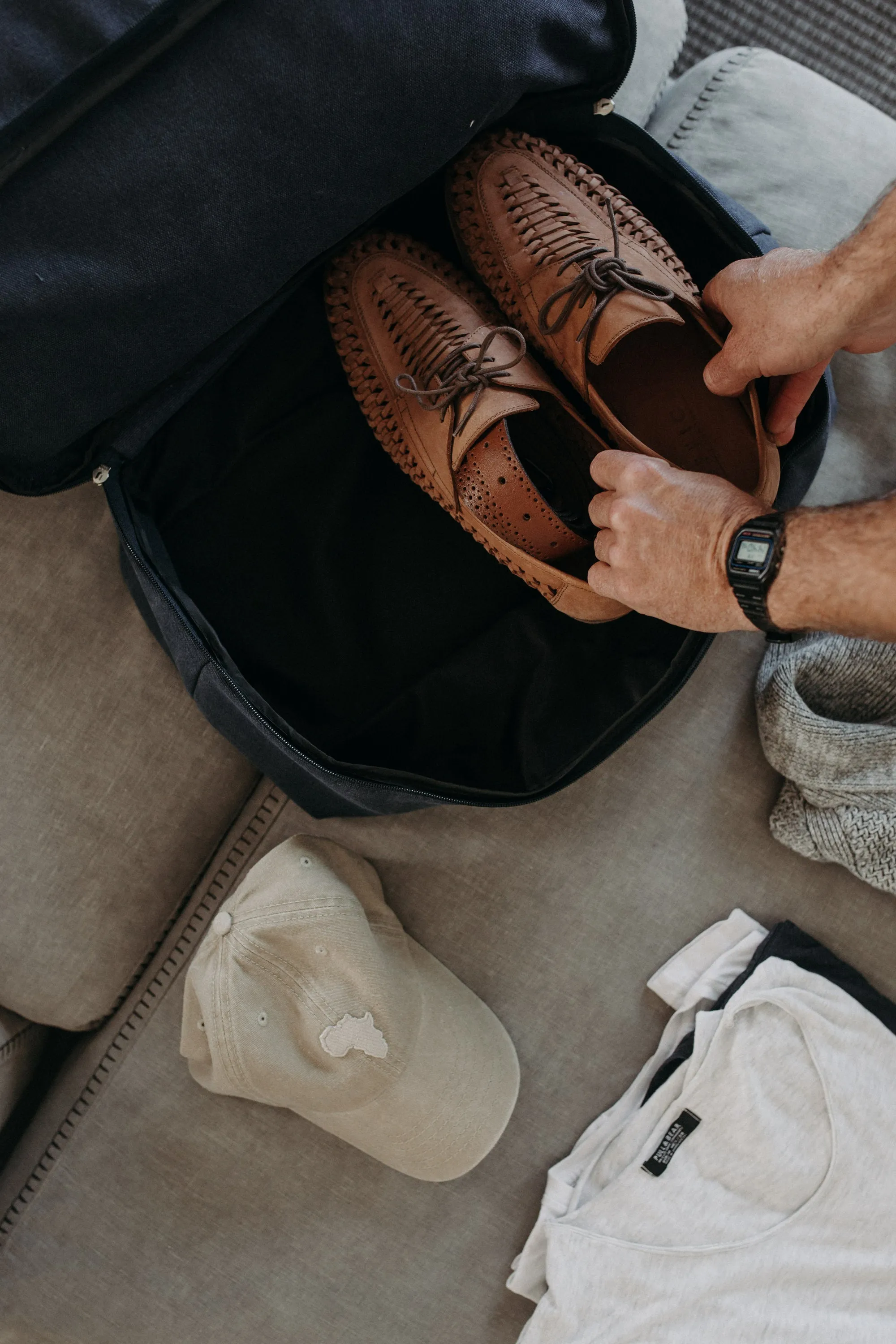 Navy Weekender Bag
