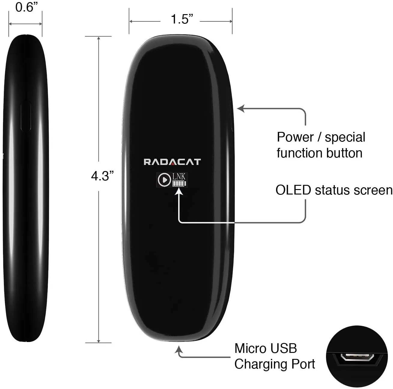 New GPS Tracking and Chat Off-grid - Radacat Messenger C1 (2 PACK) ,These work like walkie talkies, No Monthly Fee, No Satellite, Cell service or Wi-Fi, great for communicating where there is no service!  Retails $260 