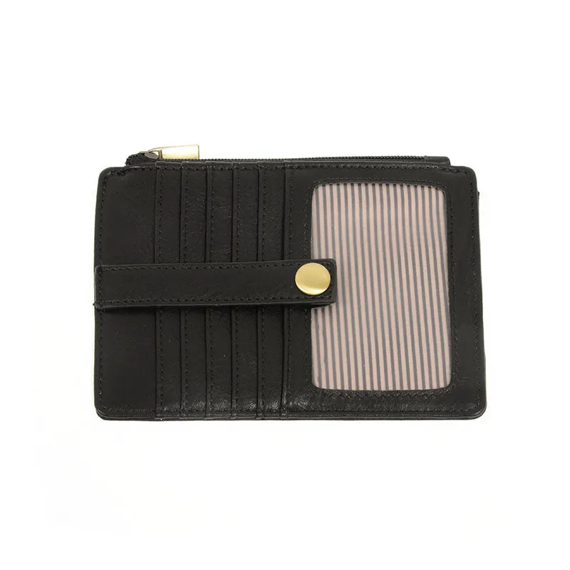 New Penny Mini Travel Wallet in Black