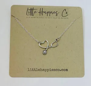 Nurse Jewelry, Nurse Necklace, Gift for Nurse, Nurse Thank You Gift, Stethoscope Necklace, Nurse Appreciation Gift, Nurse Gift, Stethoscope
