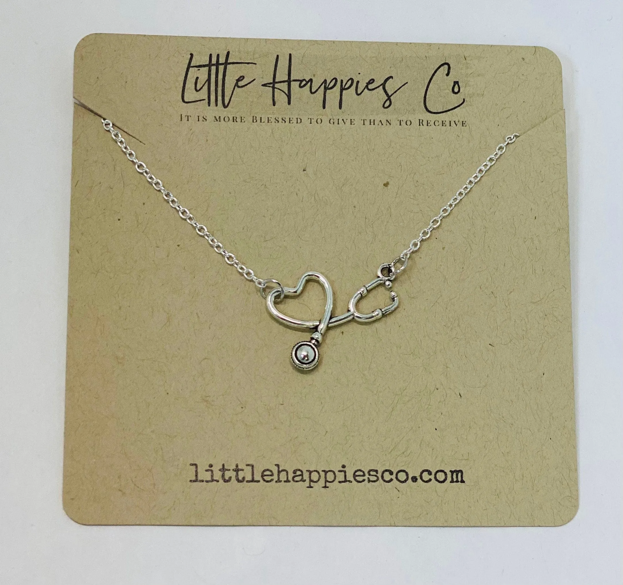 Nurse Jewelry, Nurse Necklace, Gift for Nurse, Nurse Thank You Gift, Stethoscope Necklace, Nurse Appreciation Gift, Nurse Gift, Stethoscope