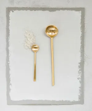 Olive Spoon Antique Brass Finish