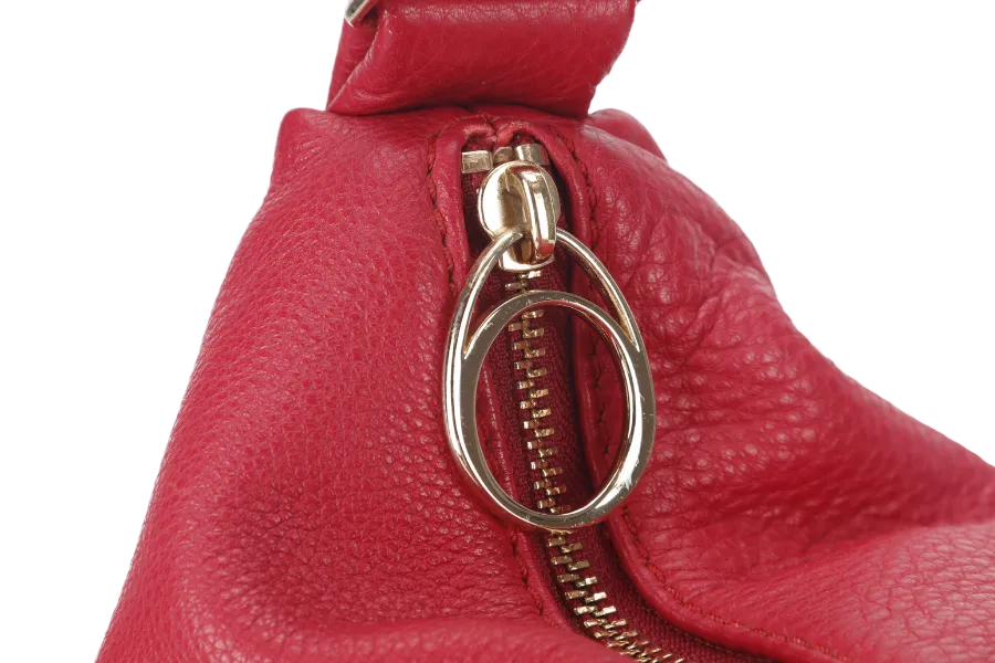 OROTON RED LARGE HOBO BAG WITH DUST COVER