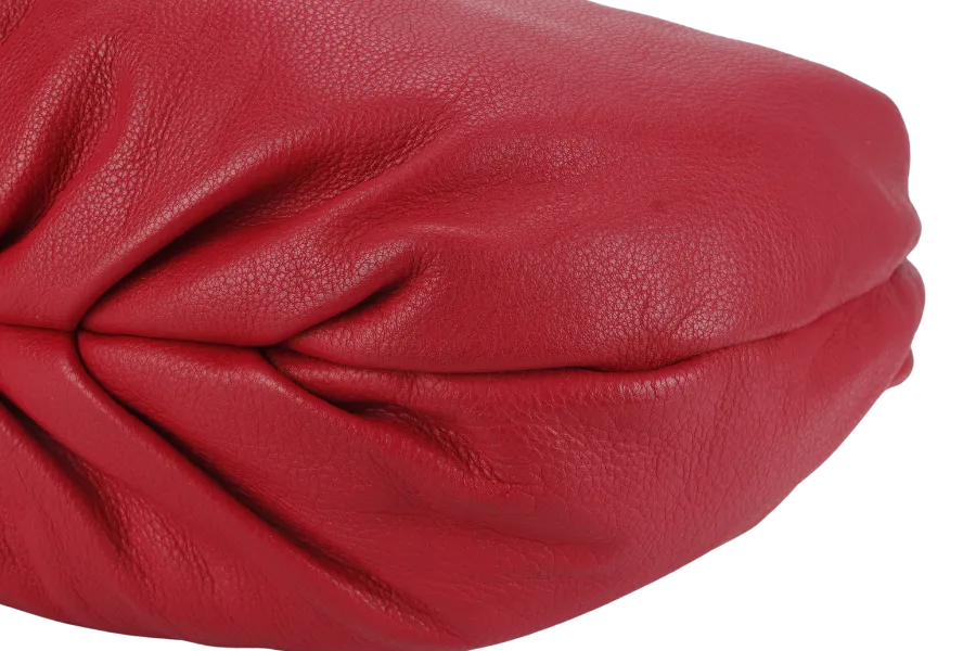 OROTON RED LARGE HOBO BAG WITH DUST COVER
