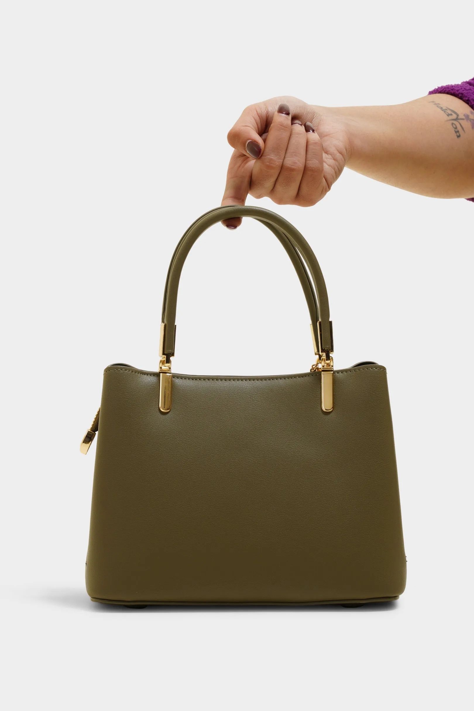 Paige olive green purse