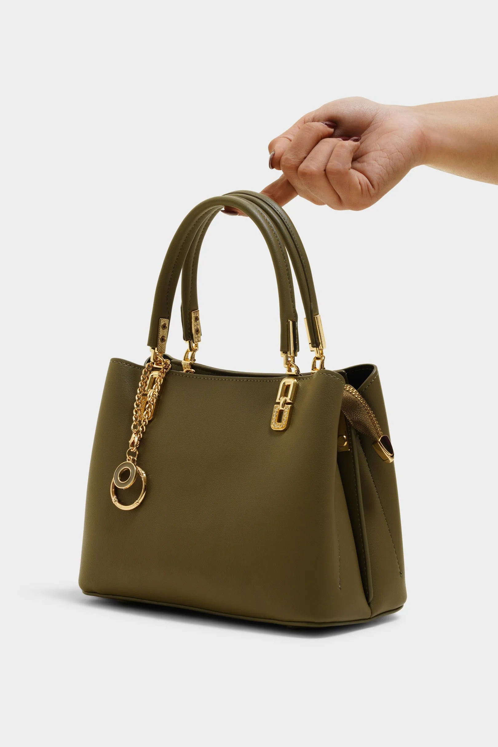 Paige olive green purse