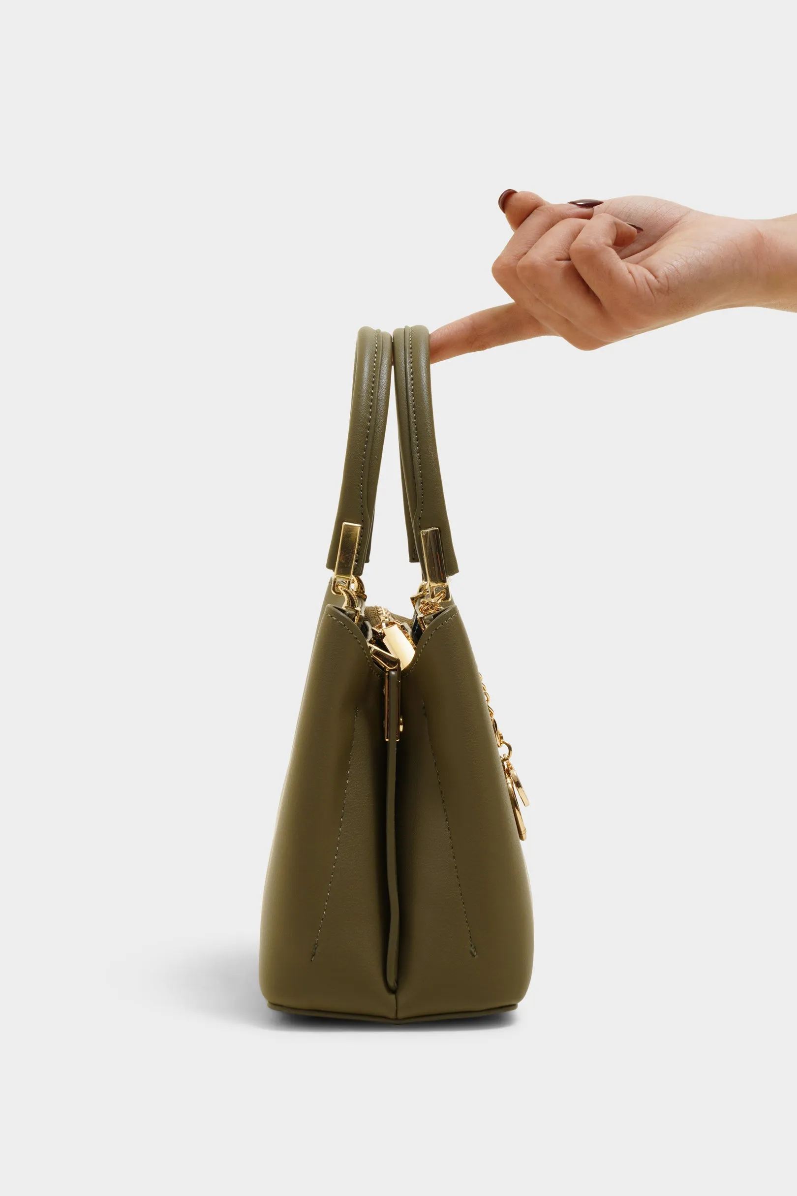 Paige olive green purse