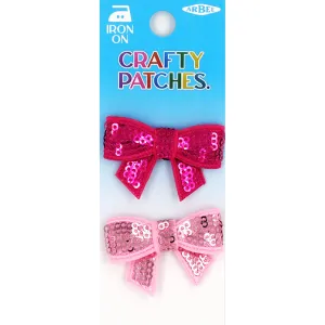 PATCH PUFFY SMALL SEQUIN BOWS