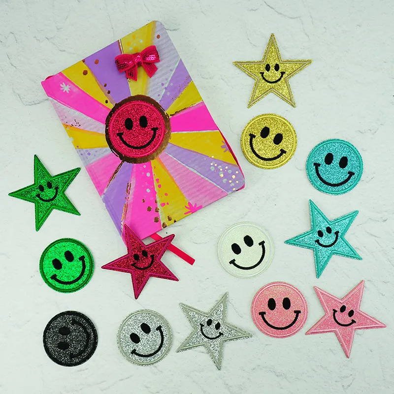PATCH PUFFY SMALL SEQUIN BOWS