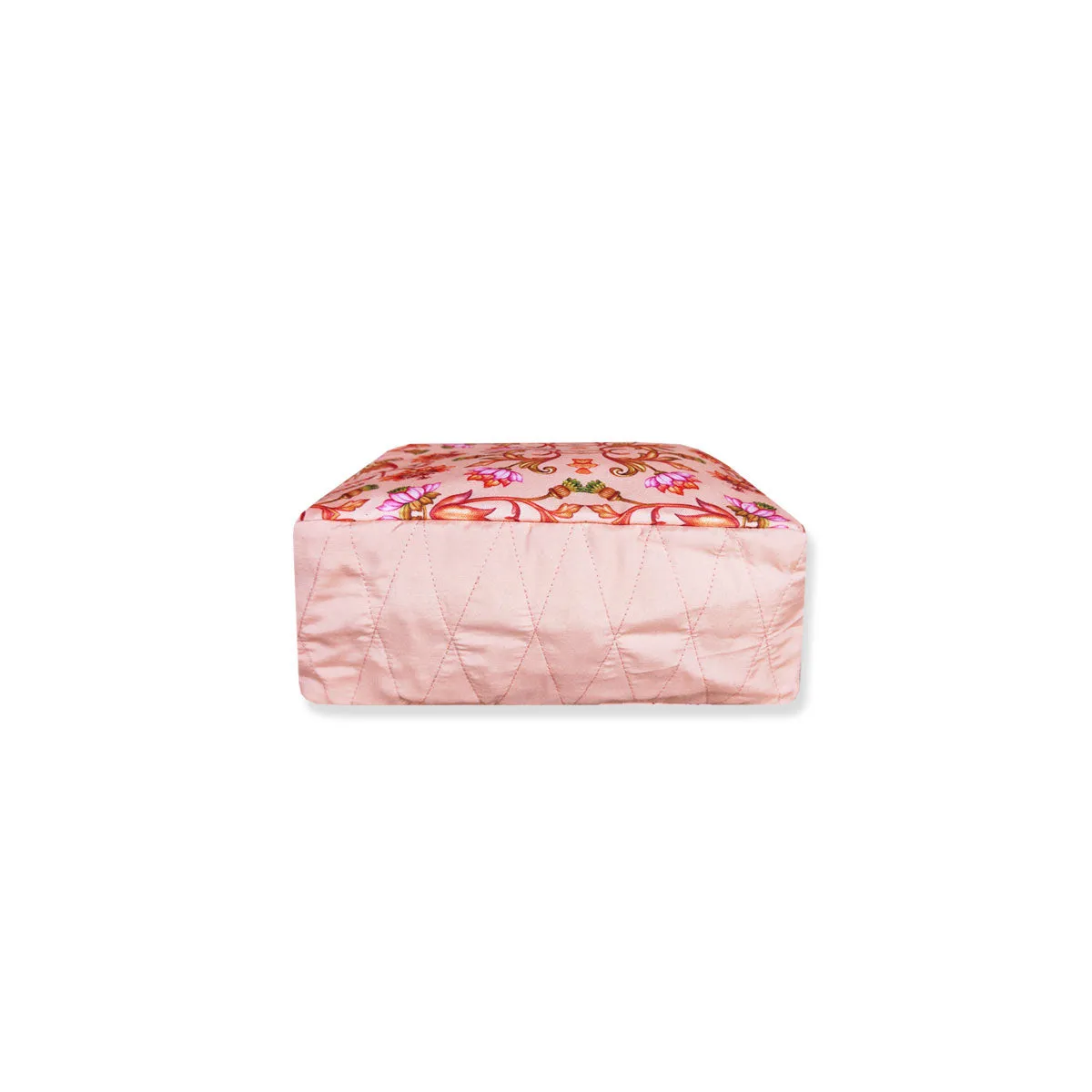 Peach Mughal Floral Lunch Bag