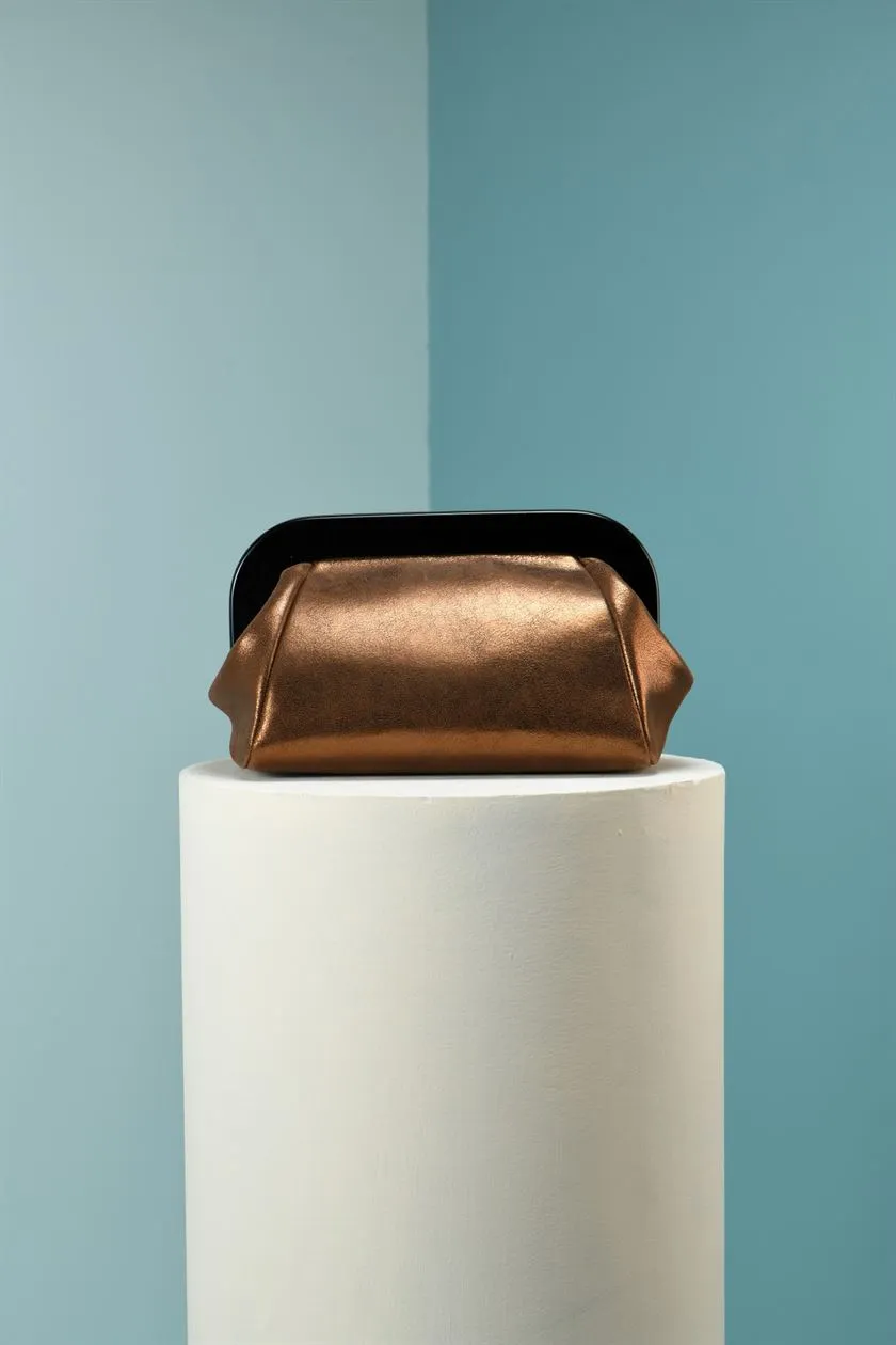 Perona   I  Ailie I Women-Leather Bags& Accessories -Evening Clutch-Pwb-Fv21-612-Golden   AS7807