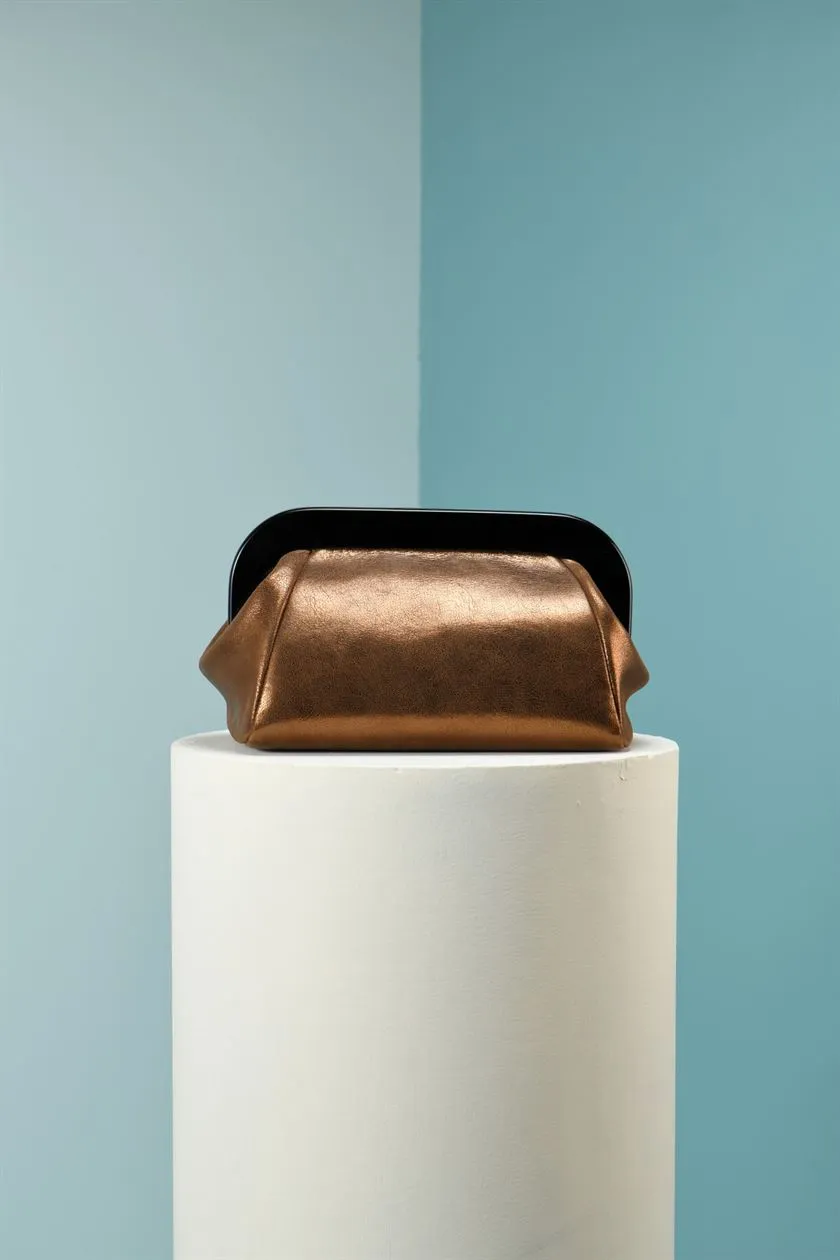 Perona   I  Ailie I Women-Leather Bags& Accessories -Evening Clutch-Pwb-Fv21-612-Golden   AS7807