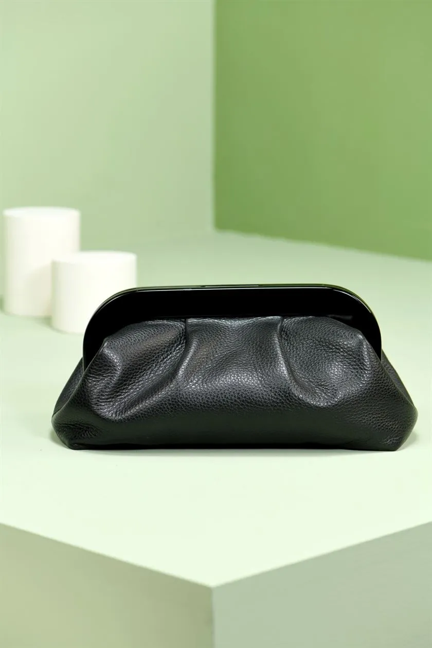 Perona   I   Aura I Women-Leather Bags& Accessories -Evening Clutch-Pwb-Fv21-83-Black  AS7808