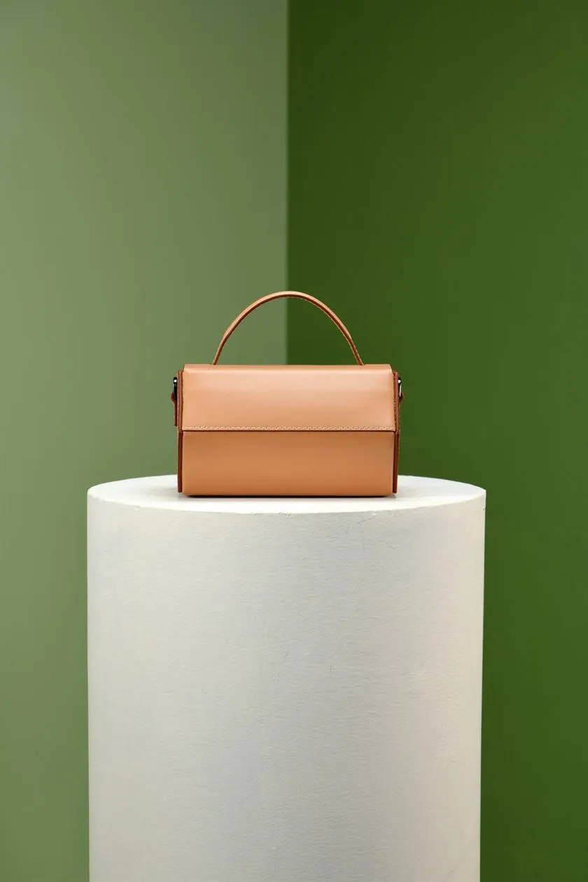 Perona   I   Reese I Women-Leather Bags& Accessories -Crossbody-Pwb-Fv21-93-Orange Tan  AS7828