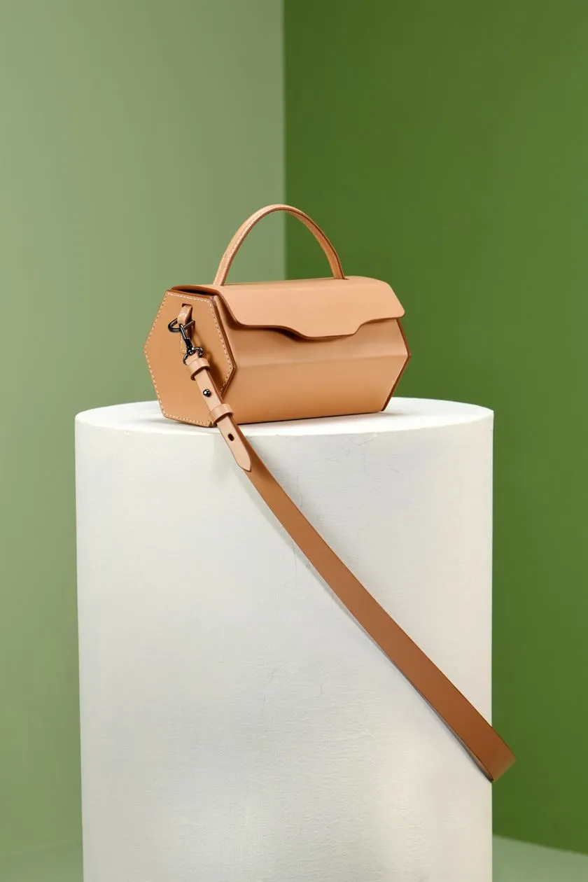 Perona   I   Reese I Women-Leather Bags& Accessories -Crossbody-Pwb-Fv21-93-Orange Tan  AS7828