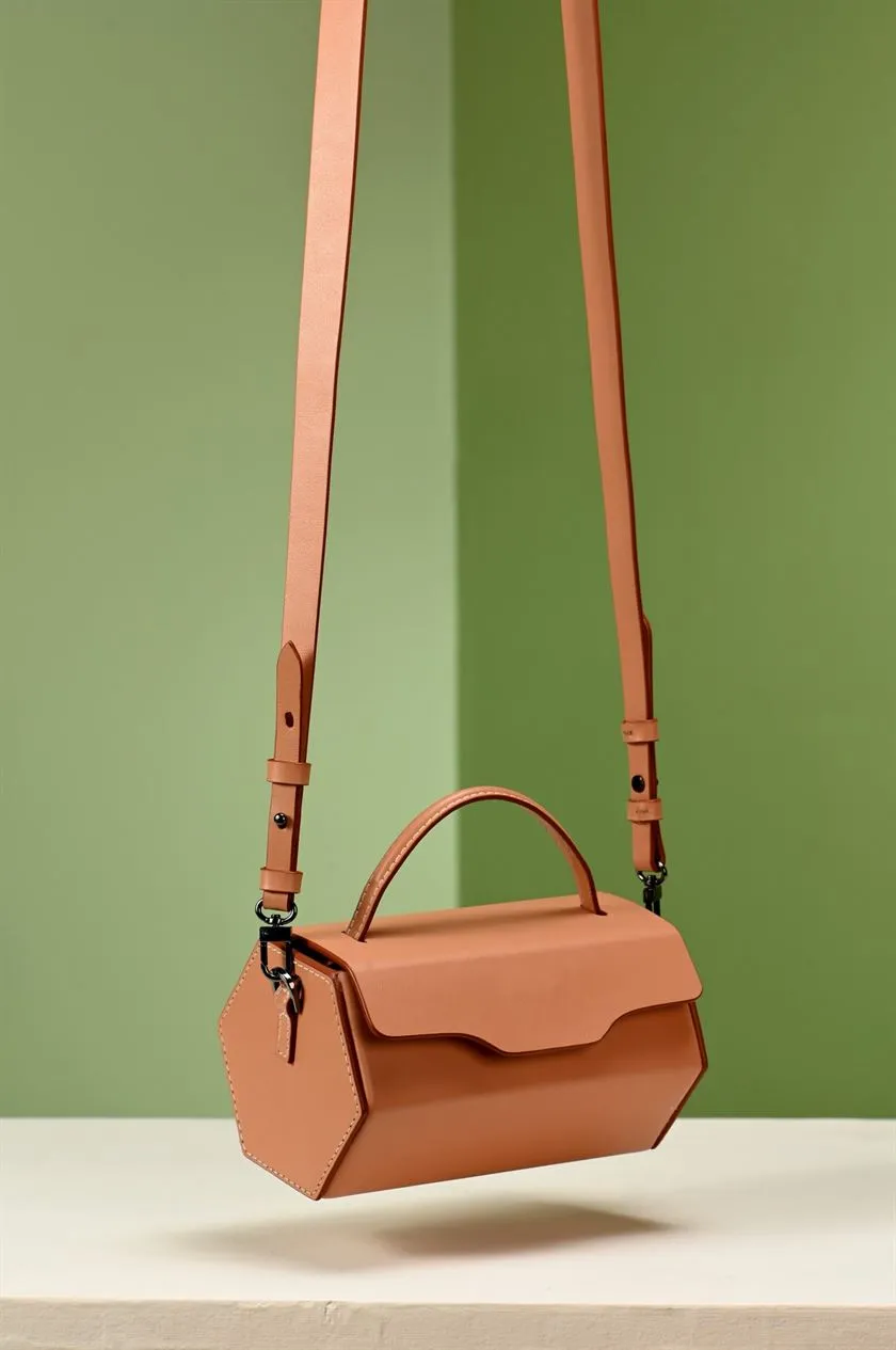 Perona   I   Reese I Women-Leather Bags& Accessories -Crossbody-Pwb-Fv21-93-Orange Tan  AS7828