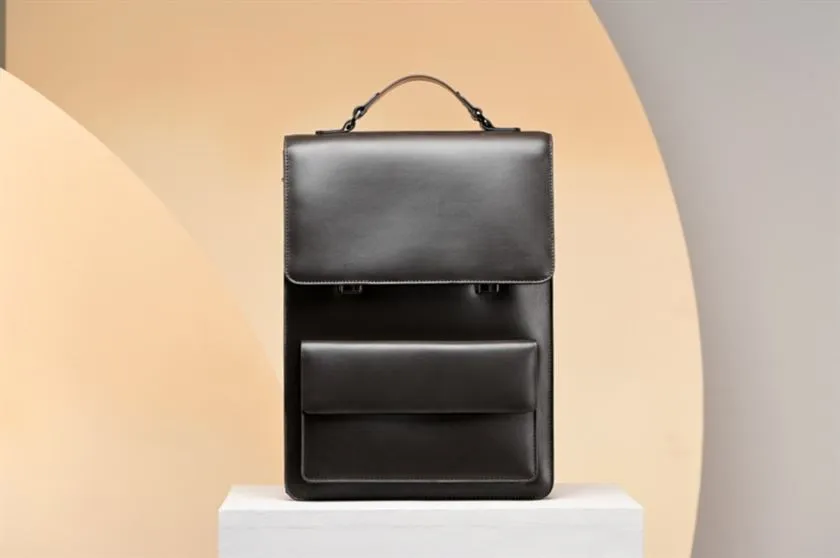 Perona   -   Mens-Leather Goods-Bags & Accessories -Taishi-Pmb-Ss24-545-N/A-Dark Brown