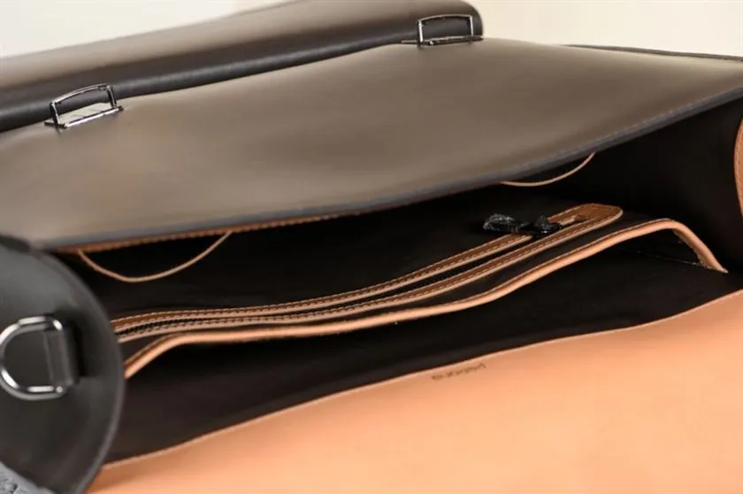 Perona   -   Mens-Leather Goods-Bags & Accessories -Taishi-Pmb-Ss24-545-N/A-Dark Brown