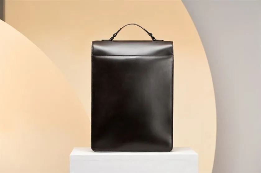 Perona   -   Mens-Leather Goods-Bags & Accessories -Taishi-Pmb-Ss24-545-N/A-Dark Brown