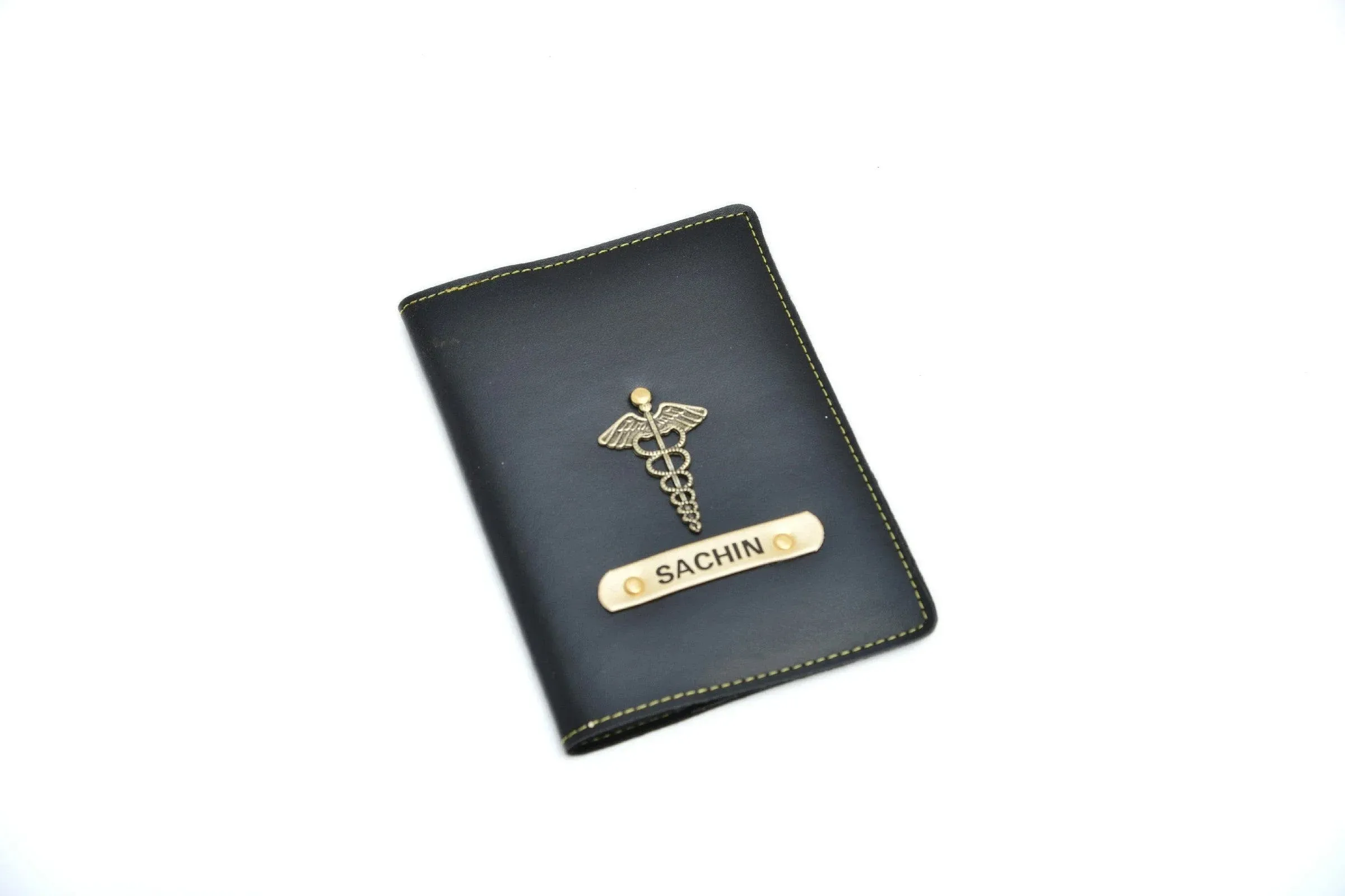 Personalized Passport Cover - Black-