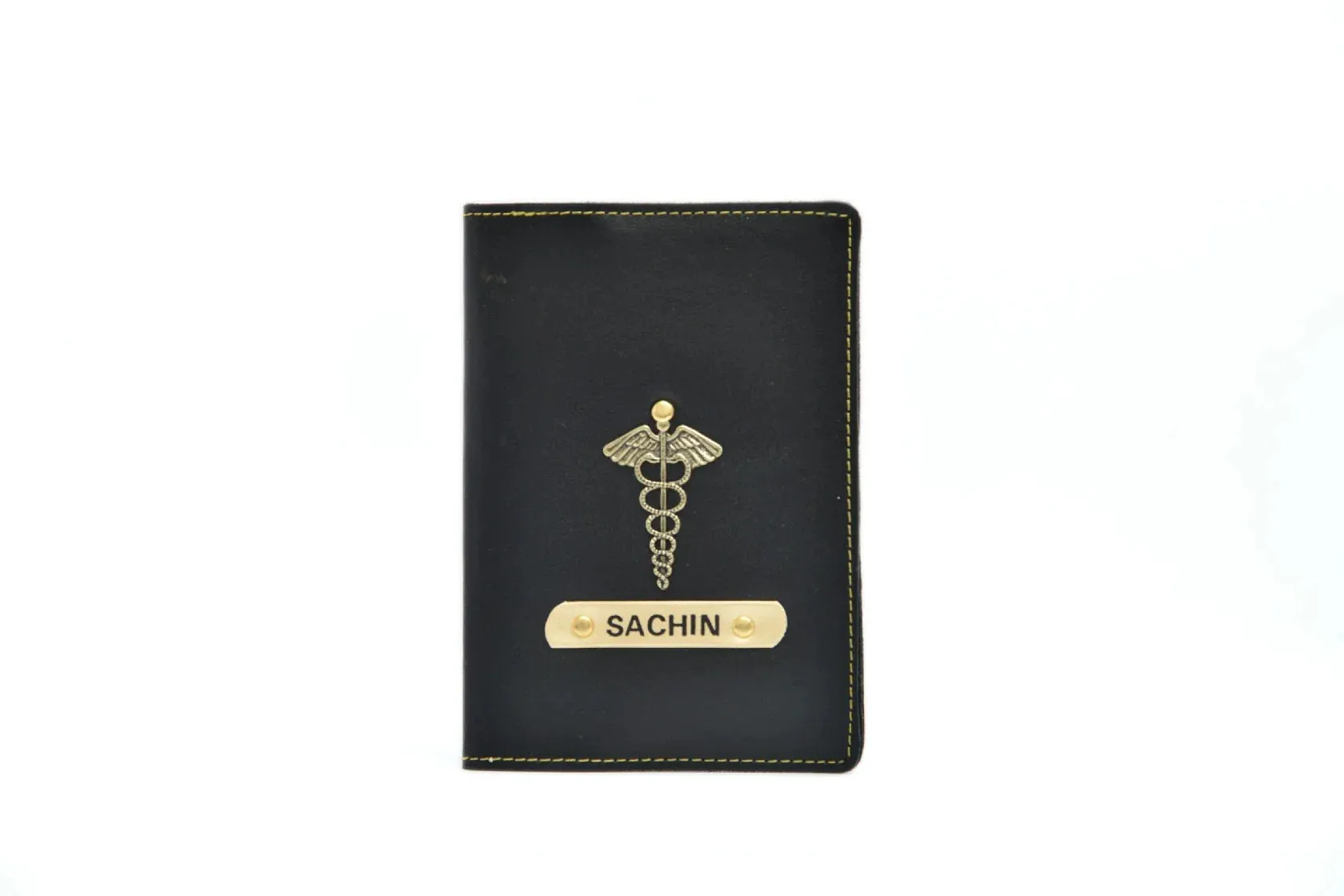 Personalized Passport Cover - Black-