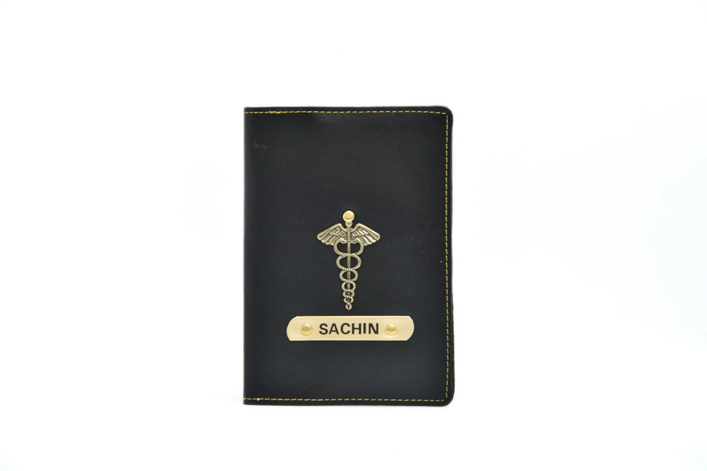 Personalized Passport Cover - Black-