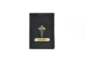 Personalized Passport Cover - Black-